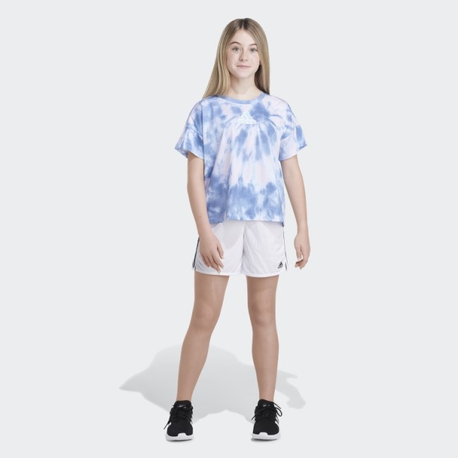 Allover Print Oversize Tee White Adidas