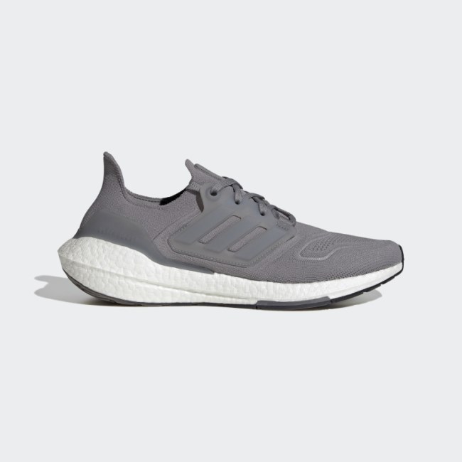 Adidas Grey Ultraboost 22 Running Shoes