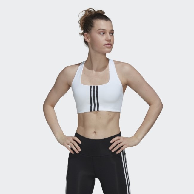 Powerimpact Training Medium-Support Bra White Adidas