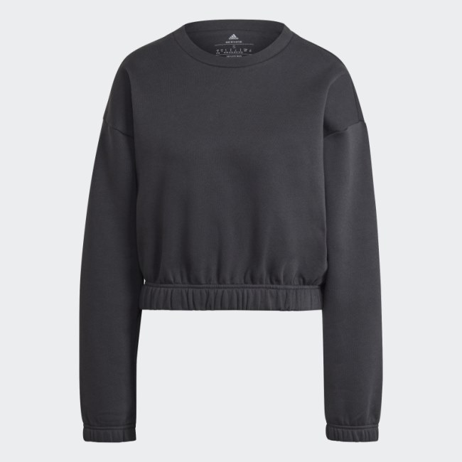 Adidas Carbon Studio Lounge Loose Fit Sweatshirt