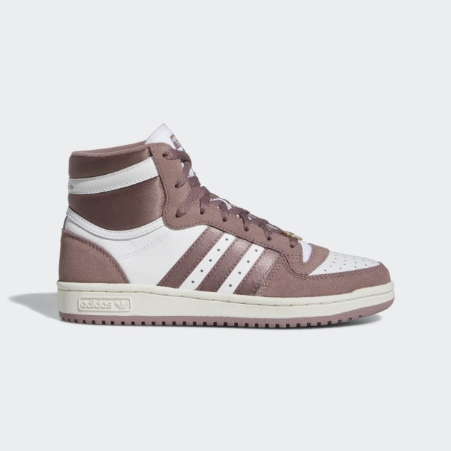White Adidas Top Ten RB Shoes