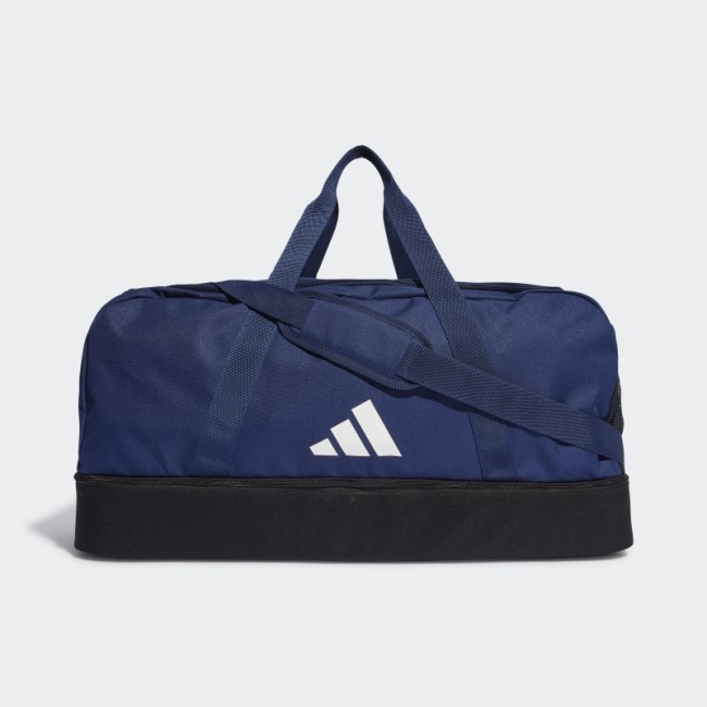Navy Blue Adidas Tiro League Duffel Bag Large