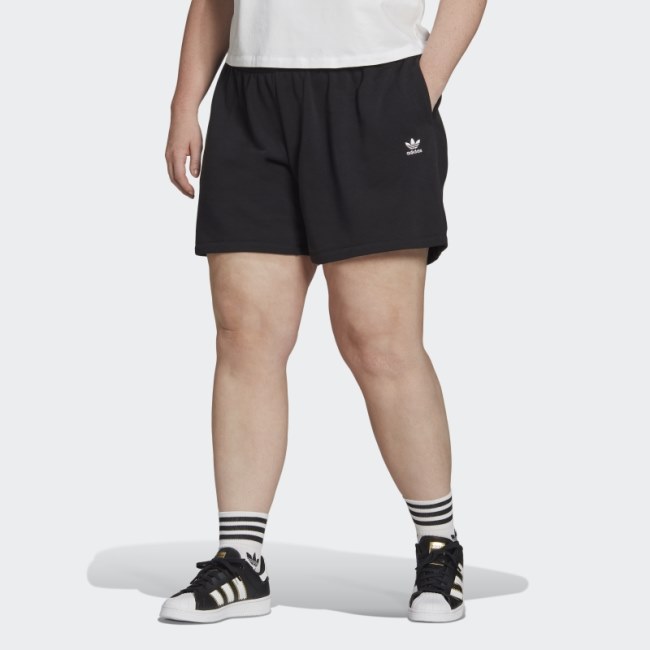 Adidas Black Adicolor Essentials Shorts (Plus Size)