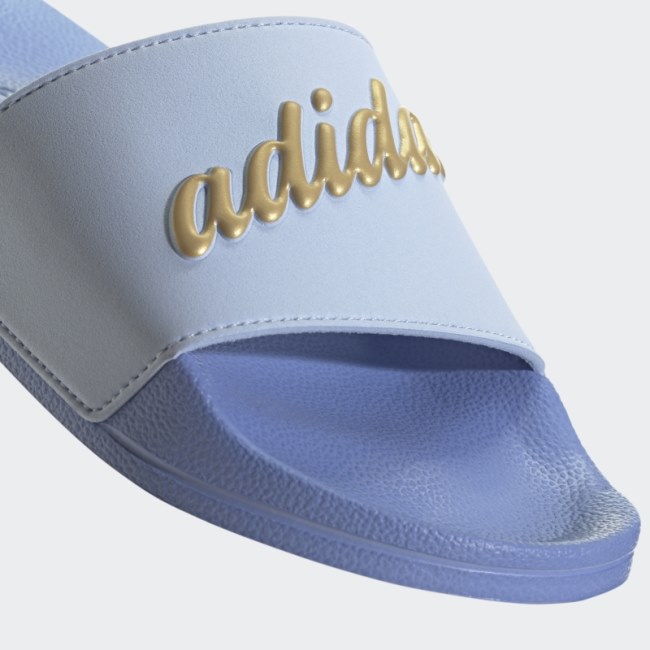 Adilette Shower Slides Adidas Blue Dawn