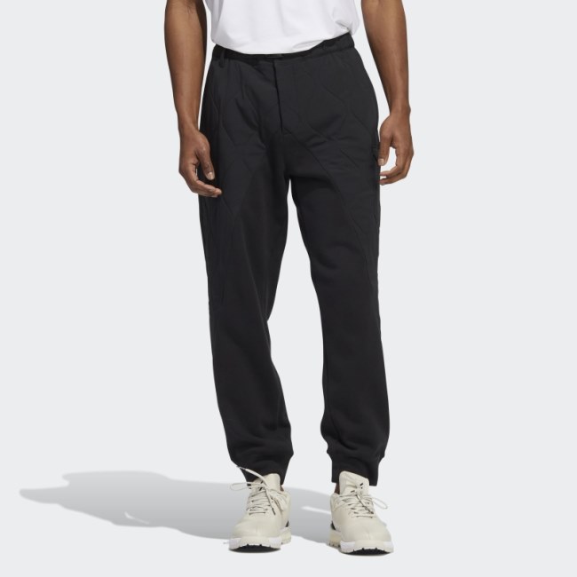 Adicross Quilted Golf Pants Black Adidas