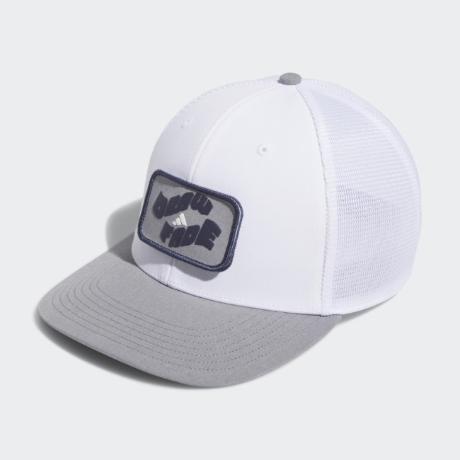 Two-in-One Hat with Removable Patch White Adidas