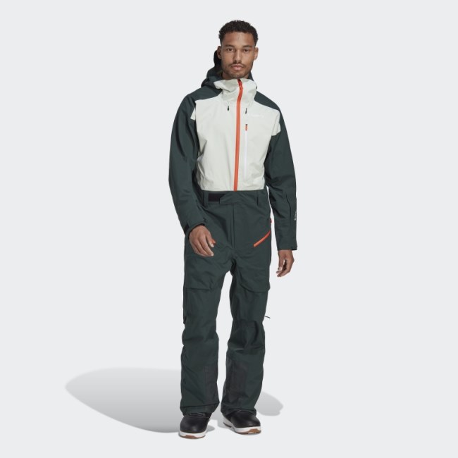Terrex 3-Layer GORE-TEX Snow Suit Green Adidas