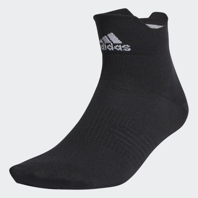 Black Ankle Performance Running Socks Adidas