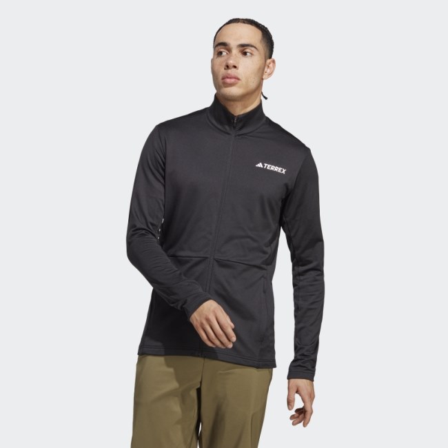 Adidas Terrex Multi Full-Zip Fleece Jacket Black