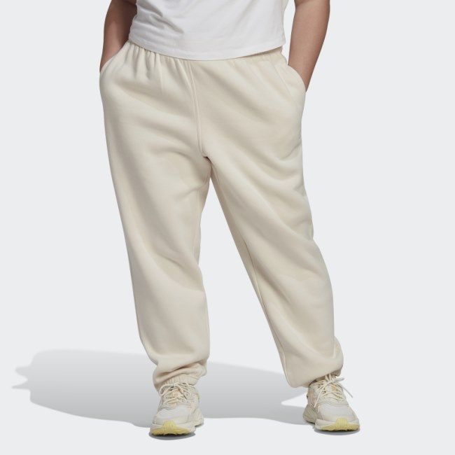 White Adicolor Essentials Pants (Plus Size) Adidas