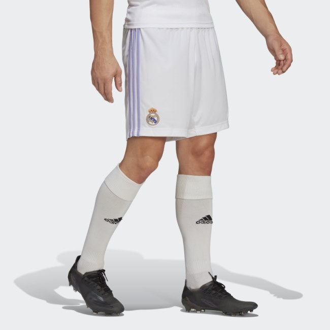 White Real Madrid 22/23 Home Shorts Adidas