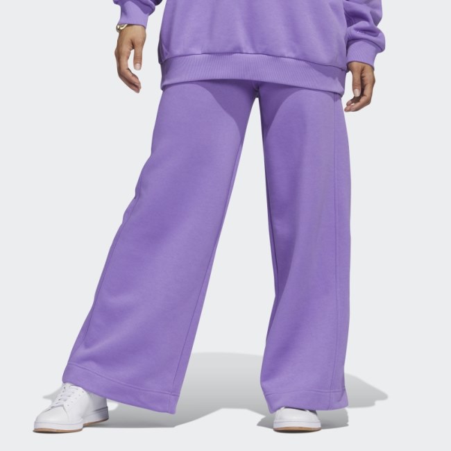 ALL SZN Fleece Wide Pants Adidas Violet