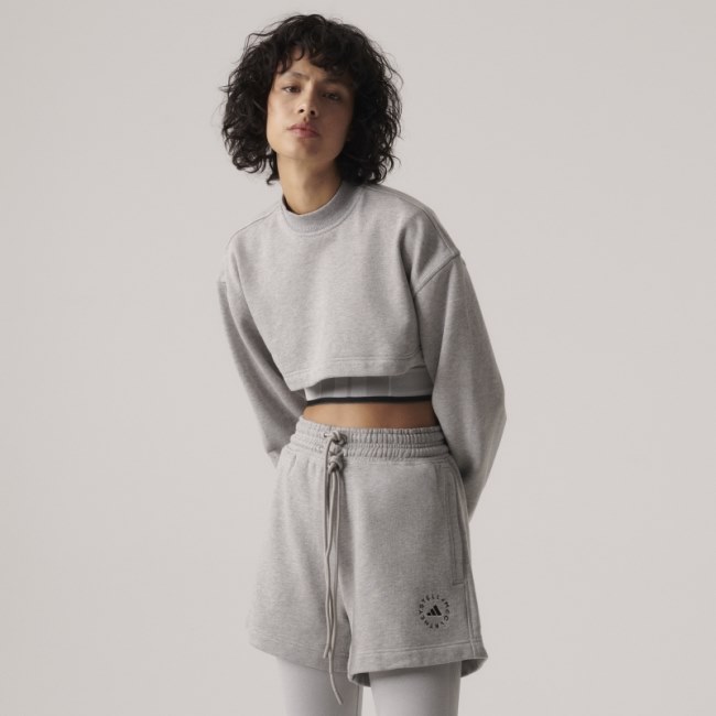 Medium Grey Fashion Adidas by Stella McCartney TrueCasuals Terry Short