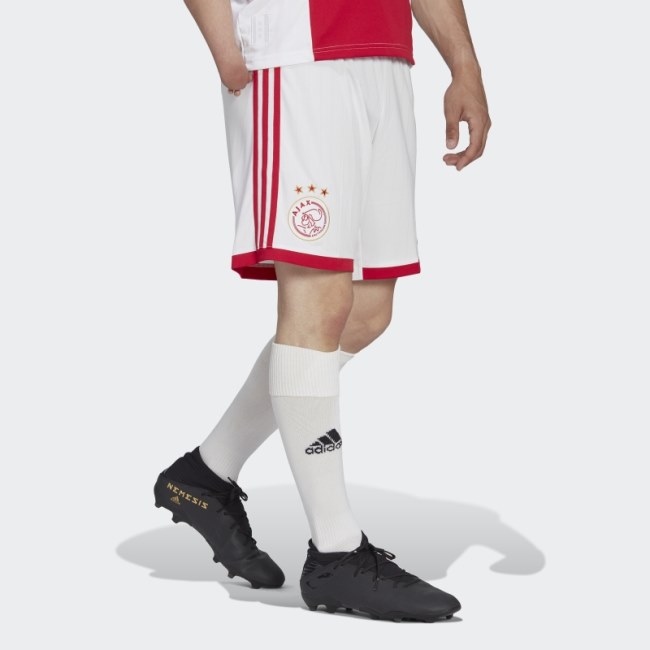 Ajax Amsterdam 22/23 Home Shorts Adidas White