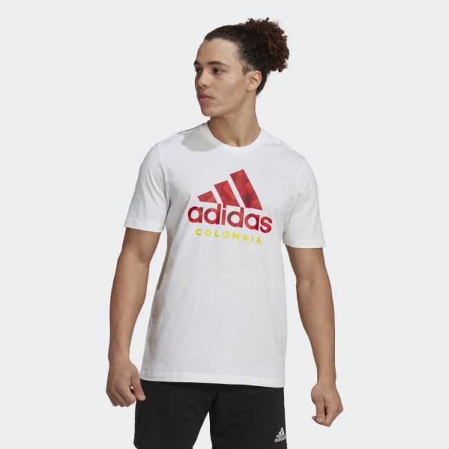 Colombia Graphic Tee White Adidas