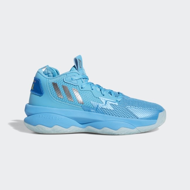 Dame 8 Basketball Shoes Adidas Cyan