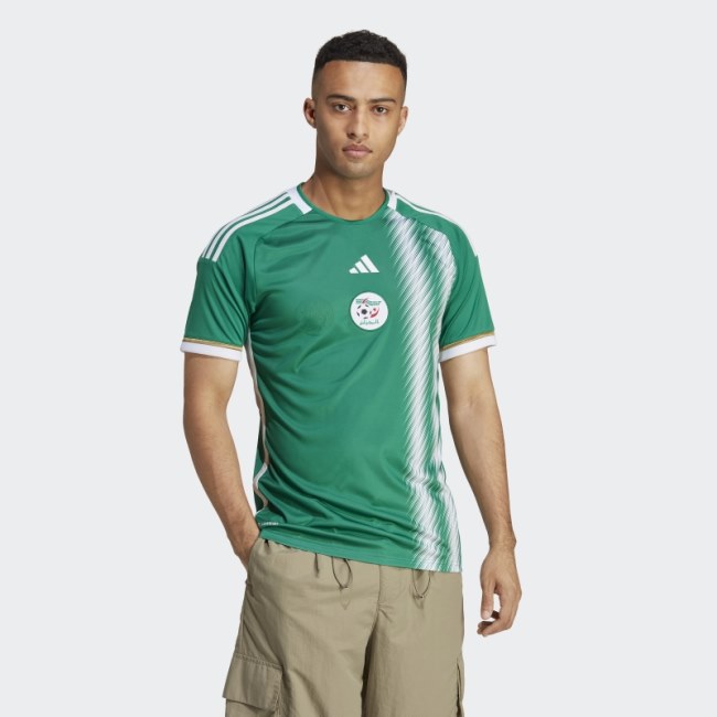 Bold Green Algeria 22 Away Jersey Adidas