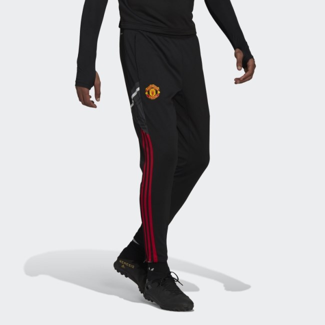 Adidas Black Manchester United Condivo 22 Training Tracksuit Bottoms