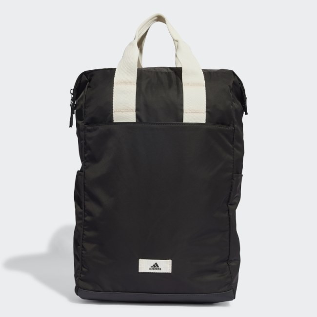 Adidas Black Classic Cinched Backpack Medium