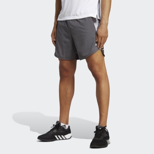 Adidas Grey Designed for Movement HIIT Training Shorts