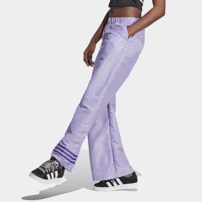 Lilac Wide Leg Pants Adidas