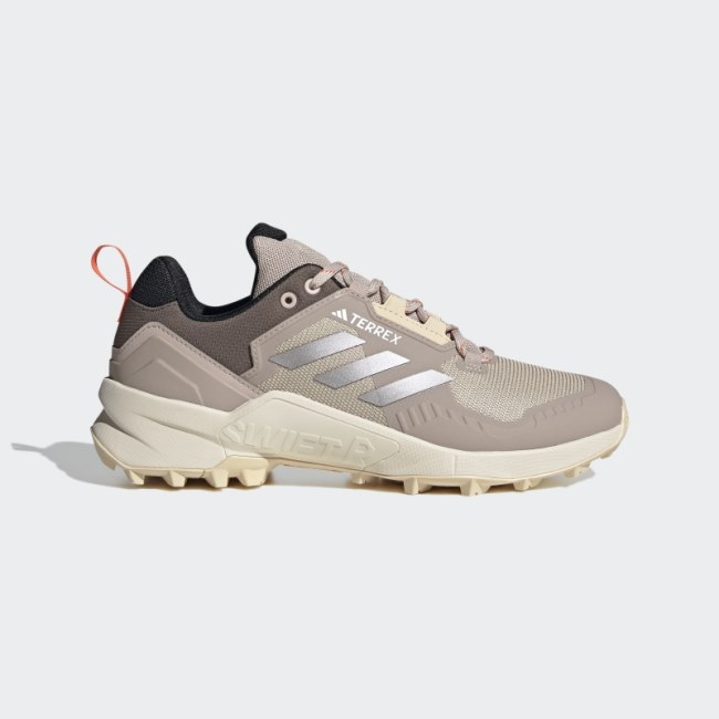 Taupe Adidas Terrex Swift R3 Hiking Shoes