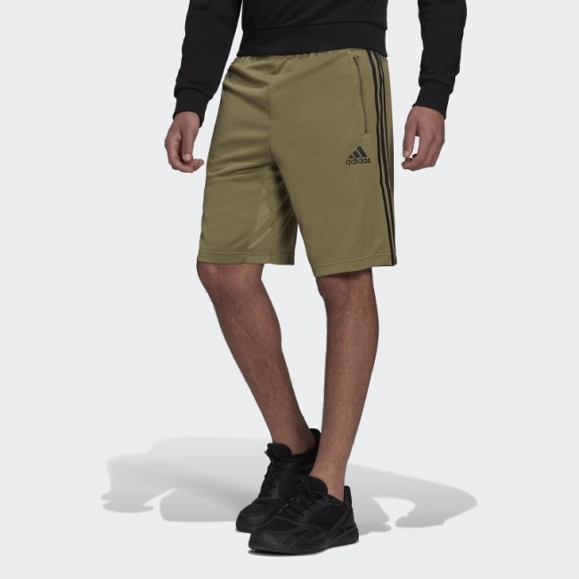 Orbit Green Adidas Designed 2 Move 3-Stripes Primeblue Shorts
