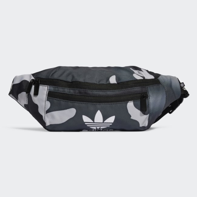 Adidas Black Camo Waist Bag