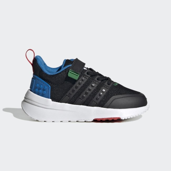 Black Hot Adidas x LEGO Racer TR21 Elastic Lace and Top Strap Shoes