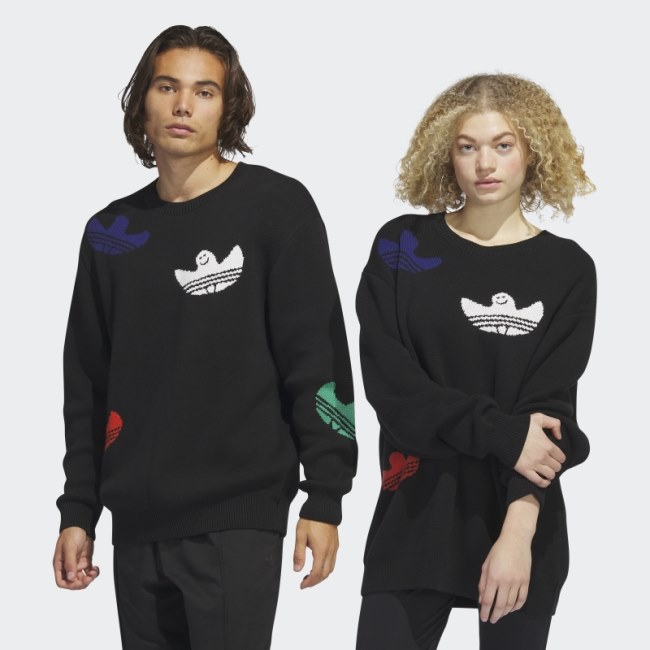 Adidas Black Shmoofoil Knit Sweater (Gender Neutral)