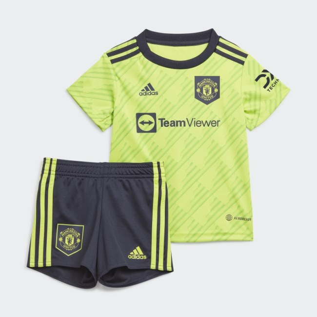 Manchester United 22/23 Third Baby Kit Slime Adidas