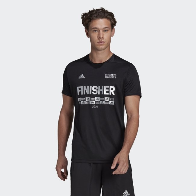 Berlin Marathon Finisher T-Shirt Adidas Black