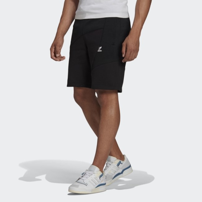 Black Adidas Adicolor Interlock Shorts