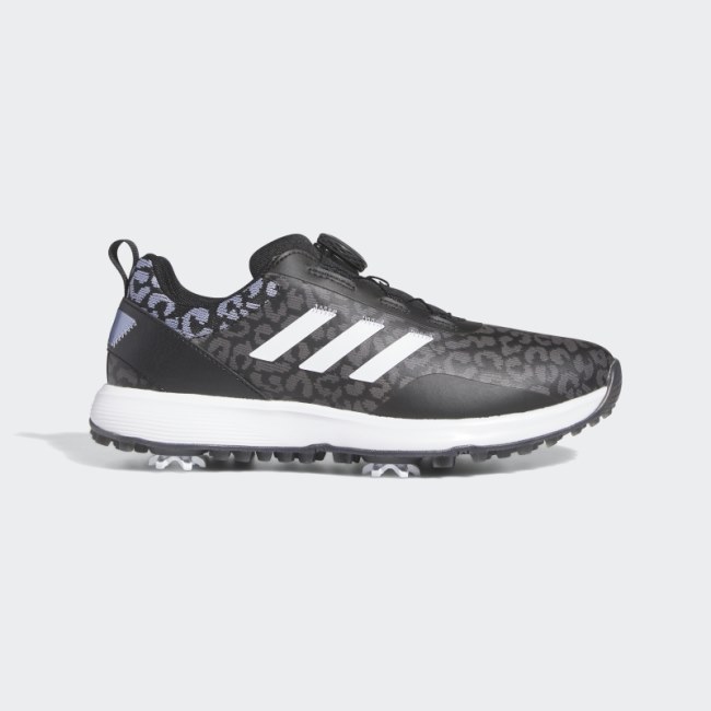 Black S2G BOA Golf Shoes Adidas