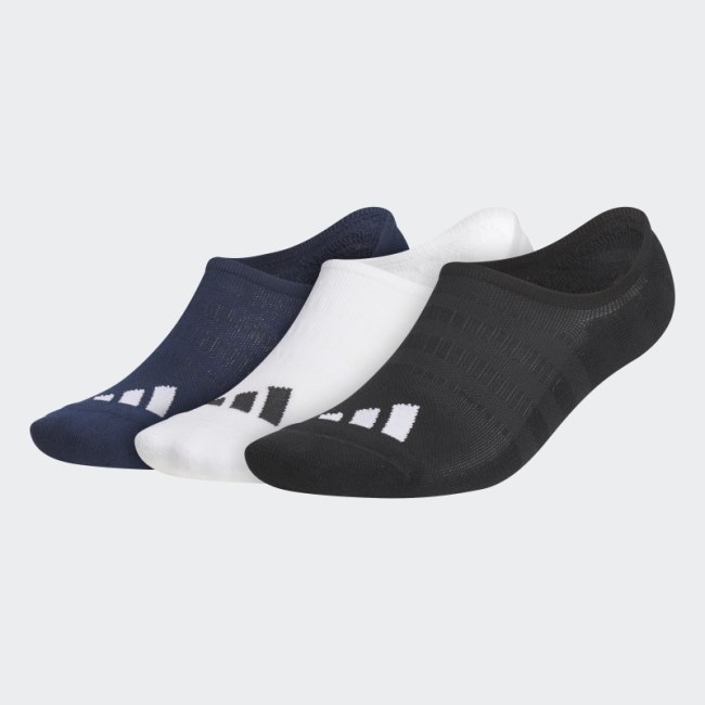 Adidas No-Show Socks 3 Pairs Multicolor