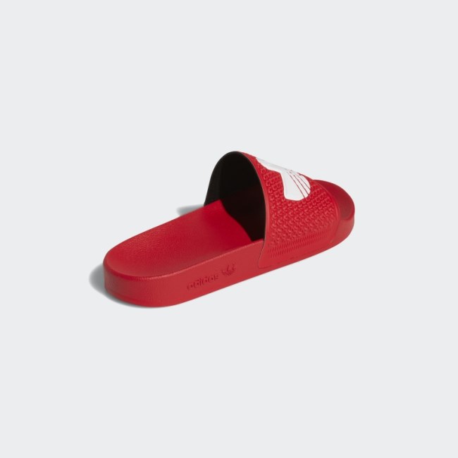 Shmoofoil Slides Scarlet Adidas