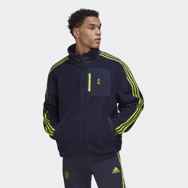 Adidas Ink Manchester United Fleece Jacket