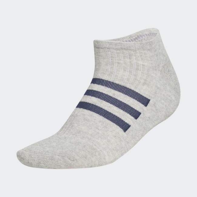 Grey Comfort Low Golf Socks Adidas