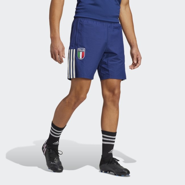 Adidas Italy Tiro 23 Downtime Shorts Dark Blue