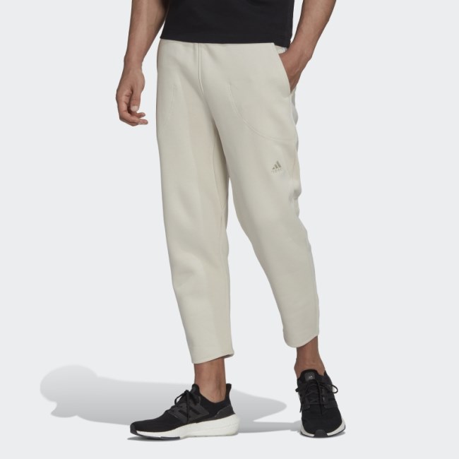 Aluminium Adidas Studio Lounge Fleece 7/8 Pants