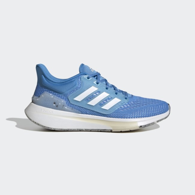 Blue Adidas EQ21 Run Running Shoes