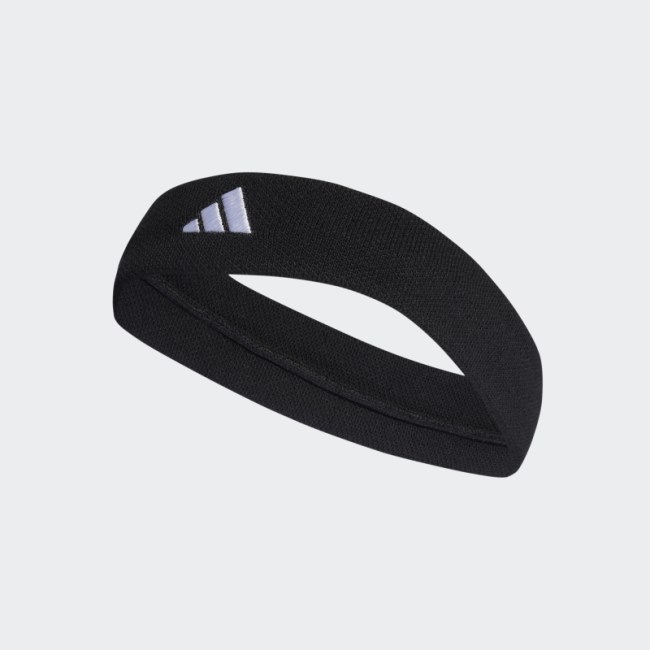 Black Adidas Tennis Headband