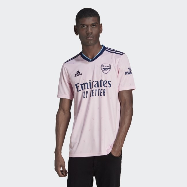 Pink Arsenal 22/23 Third Jersey Adidas
