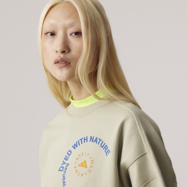 F Lime Adidas by Stella McCartney Sportswear Sweatshirt (Gender Neutral) Hot