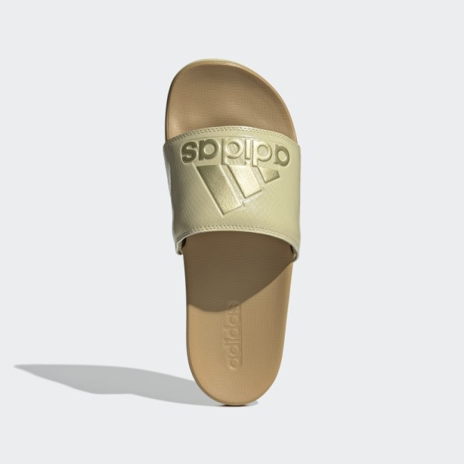 Sandy Beige Adidas Adilette Comfort Slides