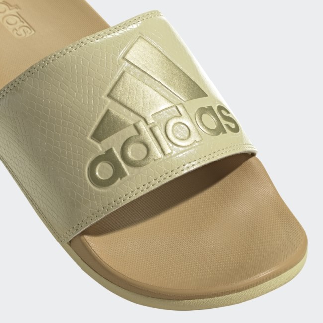 Sandy Beige Adidas Adilette Comfort Slides
