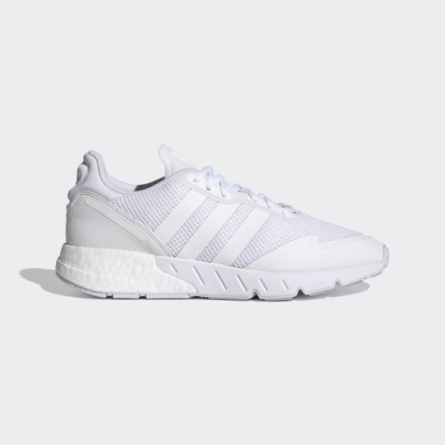 Adidas White ZX 1K Boost Shoes