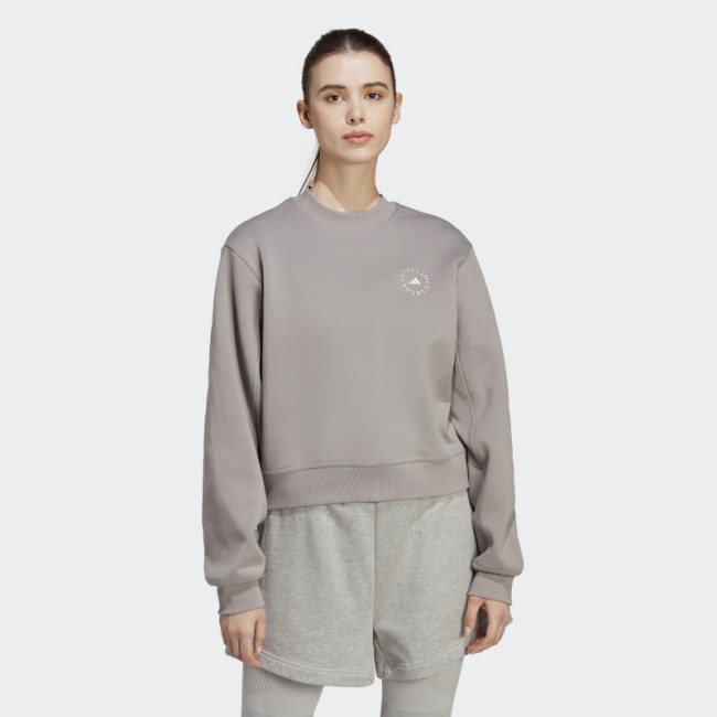 Adidas by Stella McCartney Sportswear Sweatshirt Dove Grey Fashion